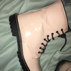 Light pink boots